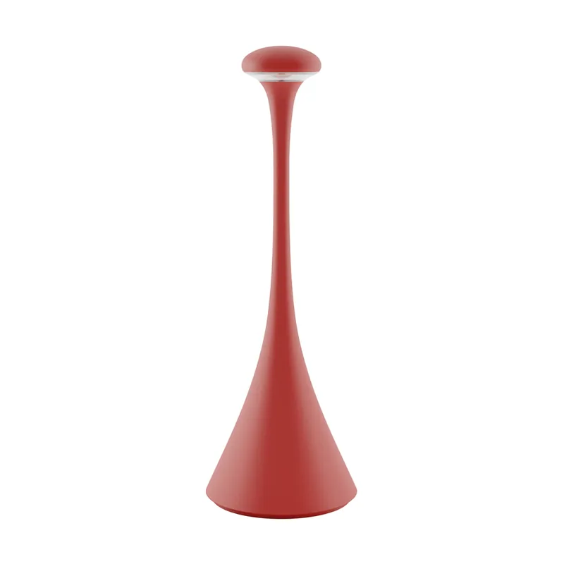 Akku-Tischleuchte Nudrop 290mm feuerrot 2,2W Flex-Mood 2200K/2700K IP54 168/197lm Beliebt