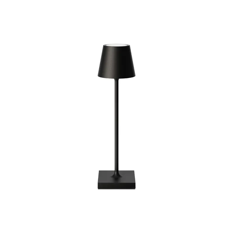 Akku-Tischleuchte Nuindie pocket 210mm nachtschwarz 1,4W Flex-Mood 2200K/2700K IP54 Nur Heute