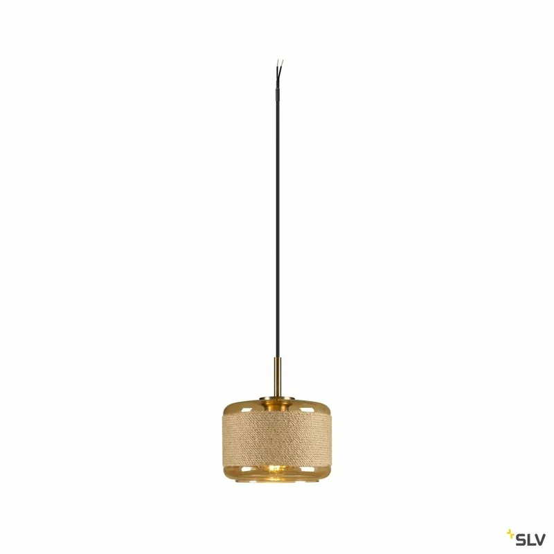 Billig SLV PANTILO ROPE 19, Pendelleuchte, 250cm, E27, 15W, gold