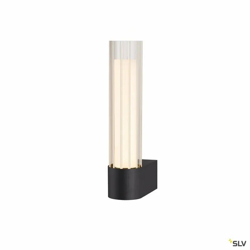 Begrenztes Angebot SLV LYGANT single, Wandaufbauleuchte, 3000K, 8W, schwarz