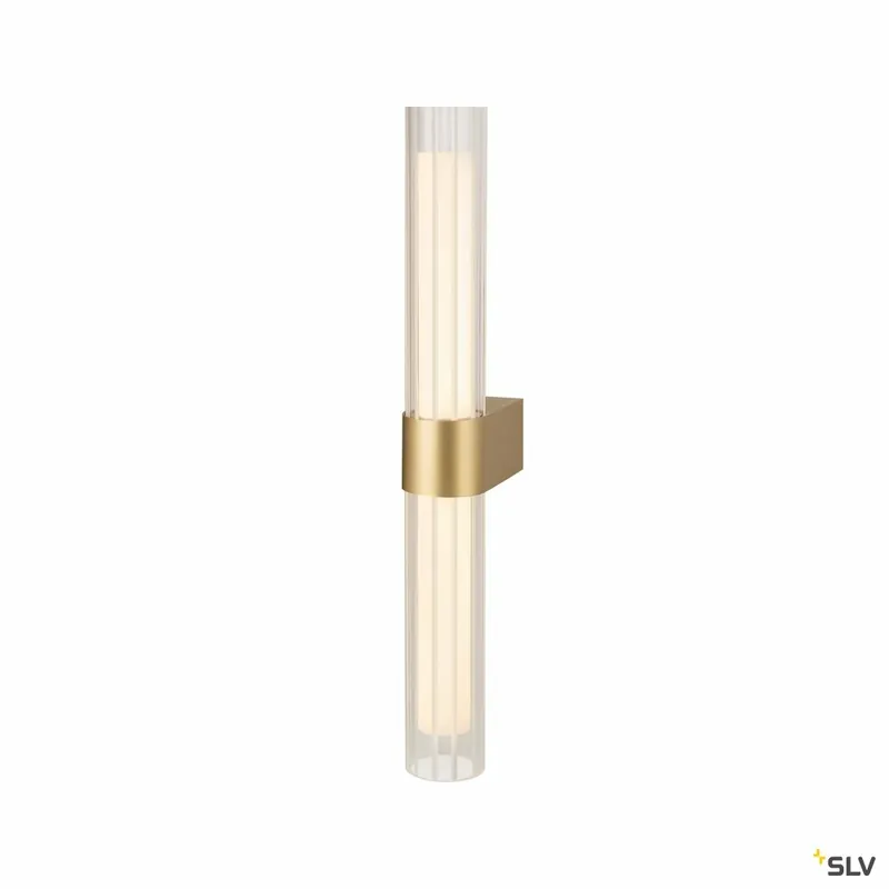 Schnäppchen SLV LYGANT double, Wandaufbauleuchte, 3000K, 11W, messing