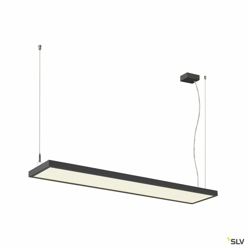 SLV WORKLIGHT PRO 120, Pendelleuchte, 120cm, 4000K, DALI, Touch, schwarz Direktkauf