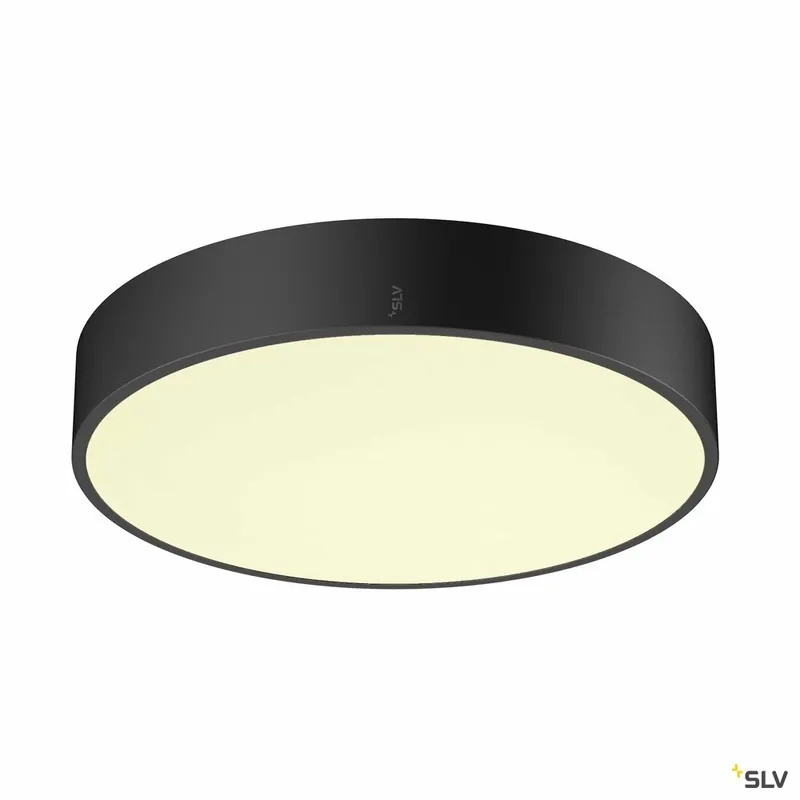 Neue Ware SLV MEDO® PRO 40, Wand- und Deckenaufbauleuchte, rund, 3000/4000K, 19W, Phasenabschnitt, 80°, UGR<19, schwarz