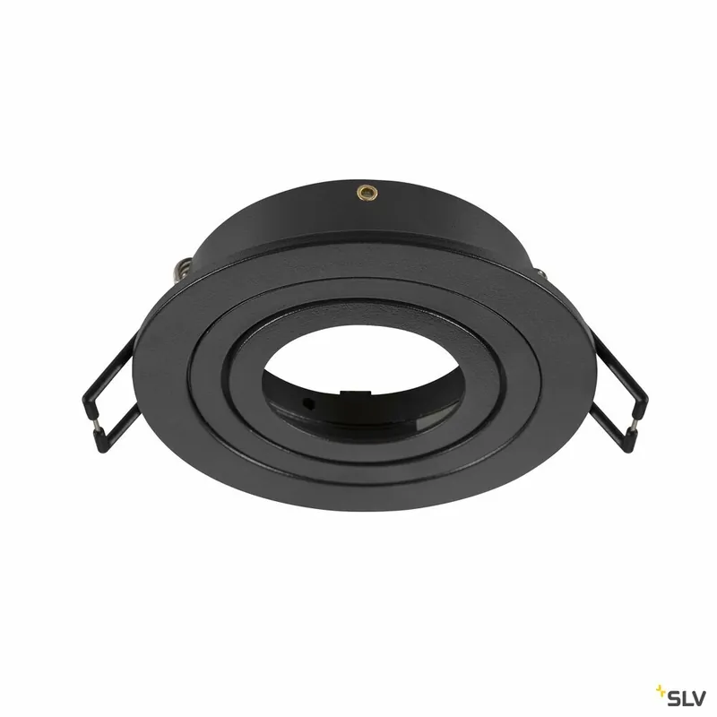 Kostenloser Rückversand SLV NEW TRIA® 75, Deckeneinbauring, D: 9.3 H: 2.6 cm, IP 20, schwarz
