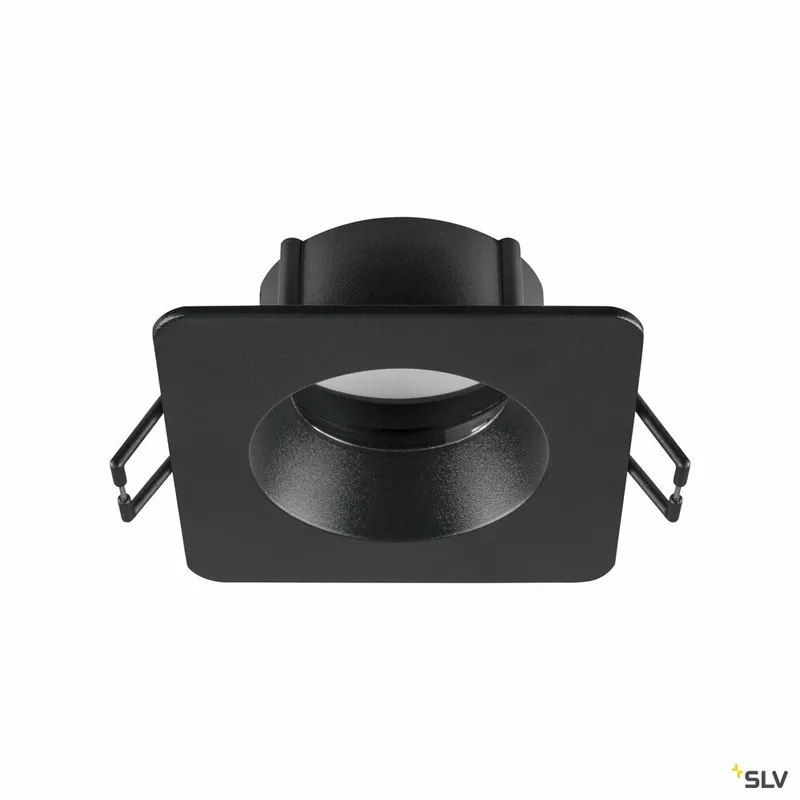 SLV NEW TRIA® 68, Deckeneinbauring, L: 8.2 B: 8.2 H: 3.4 cm, IP 65, schwarz Günstig