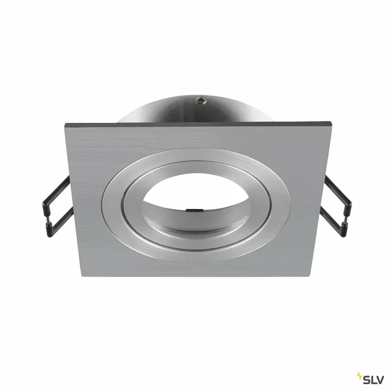Versand Am Gleichen Tag SLV NEW TRIA® 75, Deckeneinbauring, L: 9 B: 9 H: 2.6 cm, IP 20, aluminium