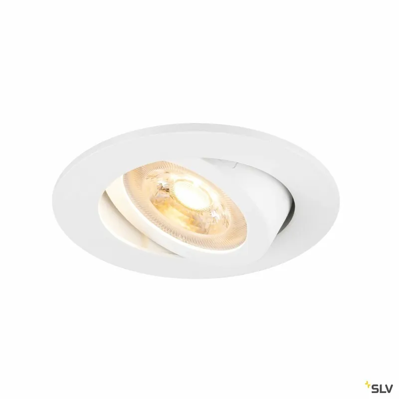 SLV NEW TRIA® 68, Deckeneinbauleuchte, rund, max. 10W GU10, weiß Aktuell