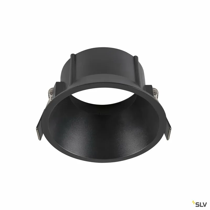 SLV NEW TRIA® 95, Deckeneinbauring, vertieft, D: 10.3 H: 5.5 cm, IP 20, schwarz Super-Preis