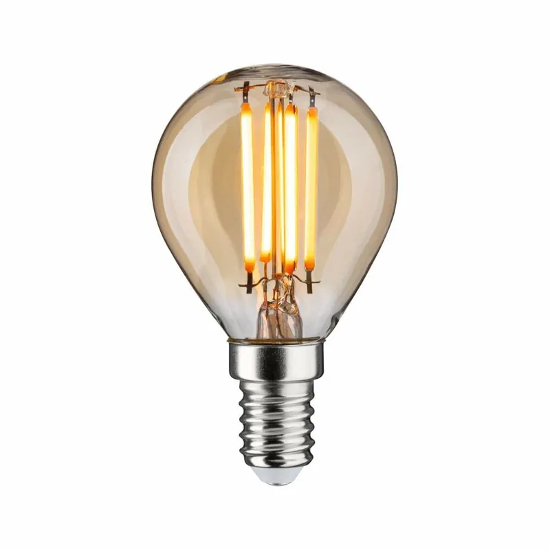 Nur Heute Paulmann LED-Lampe E14 Tropfen 3-Stufen-dimmbar 1800K Goldlicht 450lm 4.9W 1879 Filament