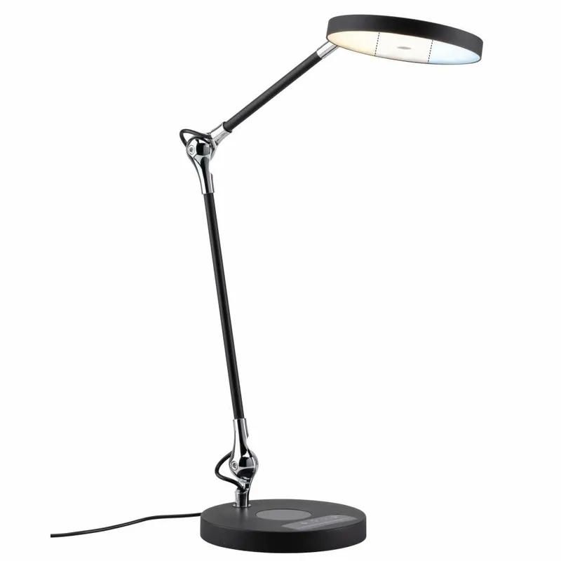 Neue Kollektion Paulmann LED Schreibtischleuchte Numis White Switch 1000lm 11W Schwarz