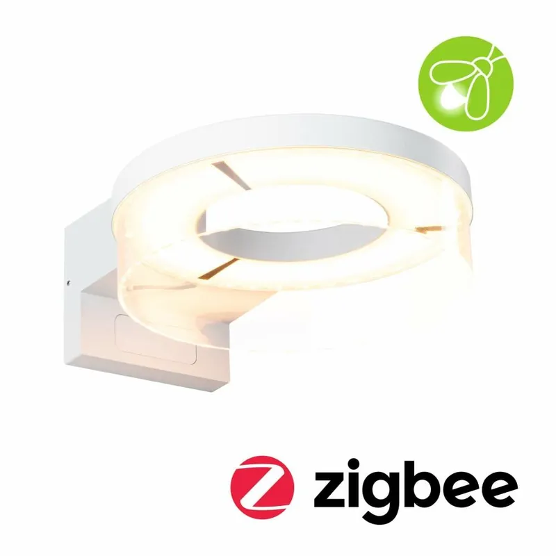 Paulmann LED Außenwandleuchte Smart Home Zigbee 3.0 Capera Bewegungsmelder insektenfreundlich IP44 231mm Tunable Warm 12,5W 800lm 230V Weiß Aluminium Direktkauf