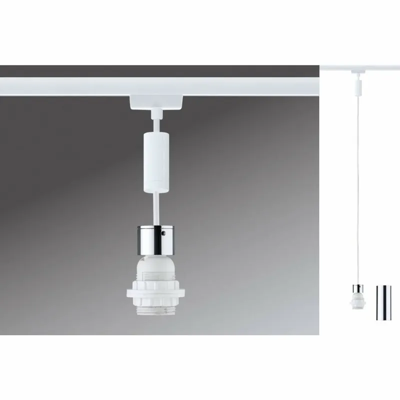 Paulmann URail 2Easy Basis Pendel Signalweiß E27 max. 20W Sichere Zahlung