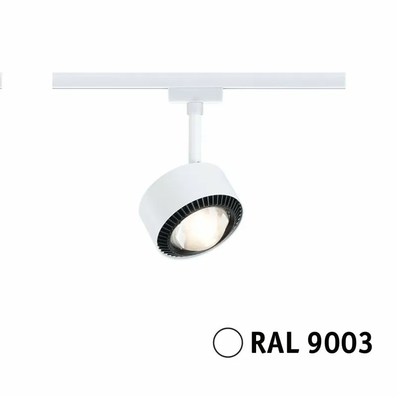 Paulmann URail LED Schienenspot Aldan 470lm 8W 3000K dimmbar 230V Signalweiß Aktuell