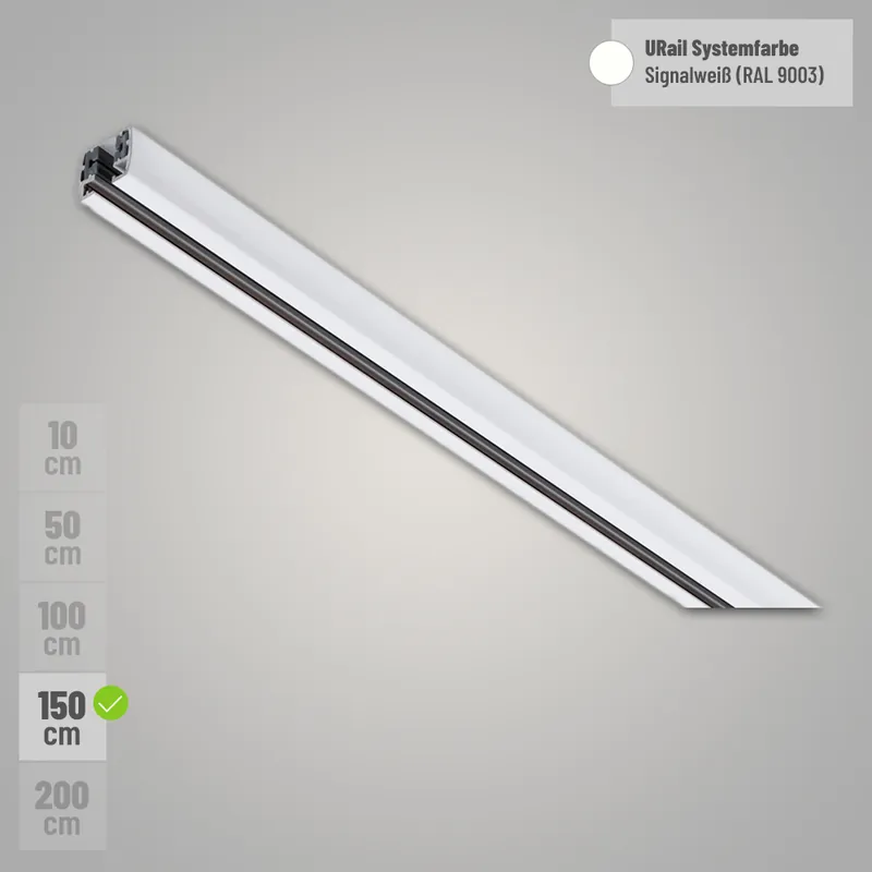 Paulmann URail Schiene 1,5m Signalweiß RAL 9003 230V Heißes Angebot