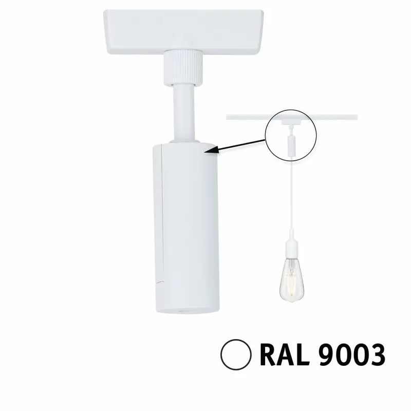 Paulmann URail Pendeladapter Universal max. 50W 230V Signalweiß Heißes Angebot