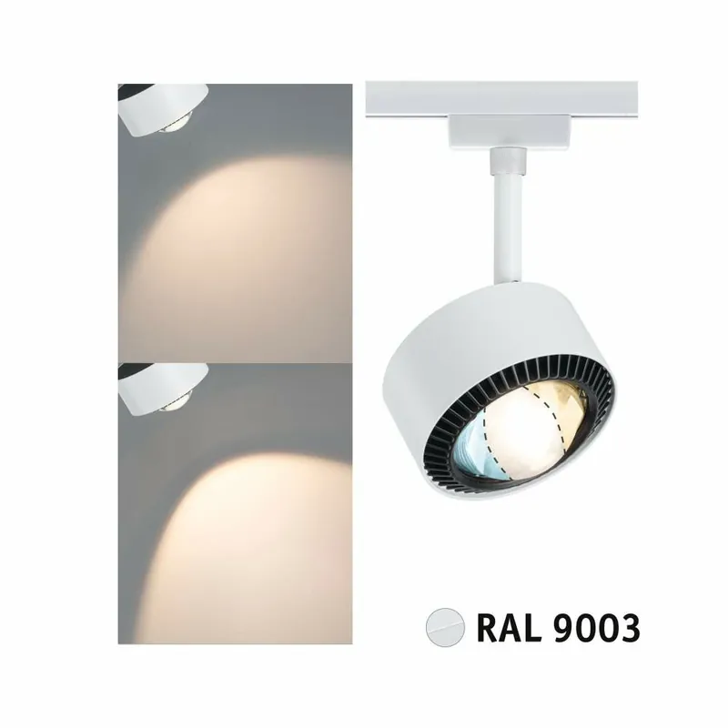 Paulmann URail LED Schienenspot Aldan Einzelspot 500lm 8W White Switch 230V Signalweiß Top-Preis