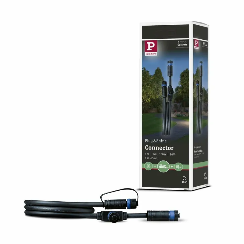 Highlight Paulmann Plug & Shine Kabel 1m 2 Ausänge IP68
