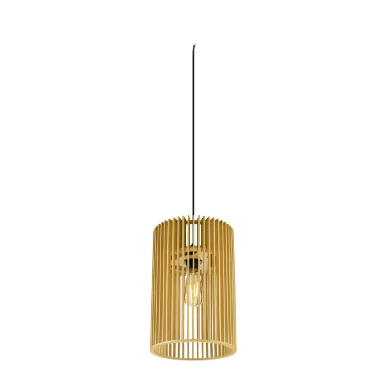SLV WUD, Pendelleuchte, E27, cylindrical, offenes Kabelende, 1 x max. 60W, schwarz Jetzt Bestellen