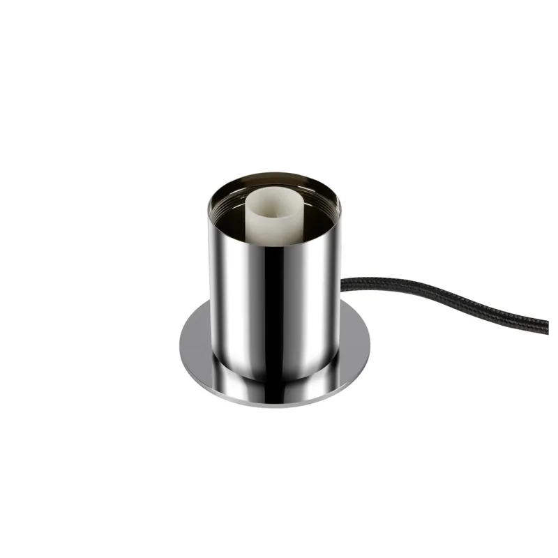 Aktuell SLV VARYT, Tischleuchte, rund, 1x max. 6W, E14, chrom