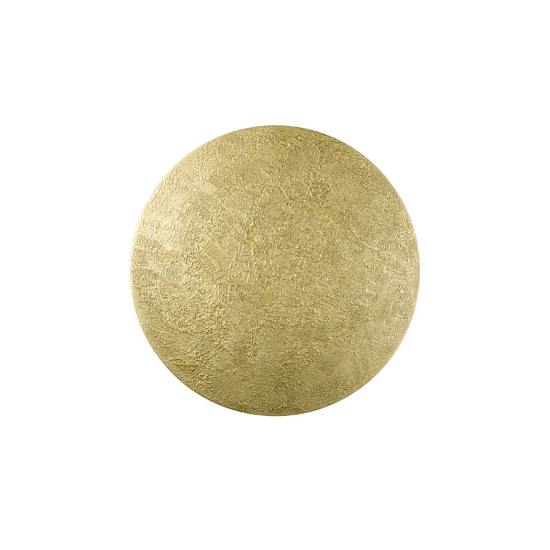 SLV MANA 60 Leuchtenschirm, rund, moon structure, H: 4.2 cm, gold Abverkauf