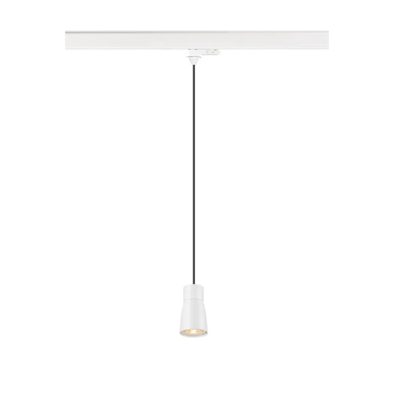 Beliebt SLV PURI 2.0 Dome, 3 Phasen Pendelleuchte, GU10, Pendellänge 200cm, 1x max. 6W, weiß