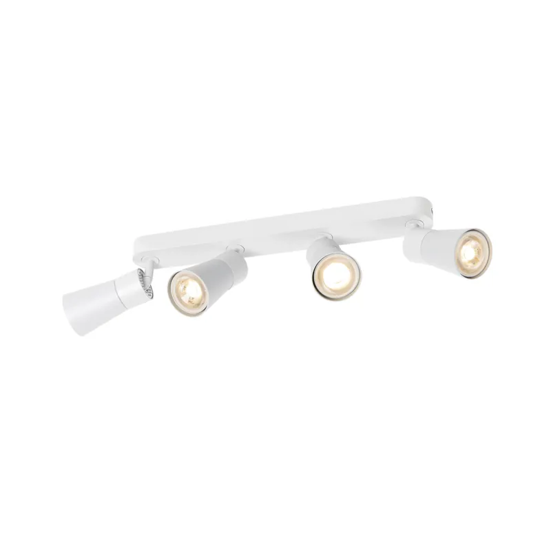 Top-Angebot SLV PURI 2.0 Cone, Wand- und Deckenaufbauleuchte, long, 4 x max. 6W GU10, weiß