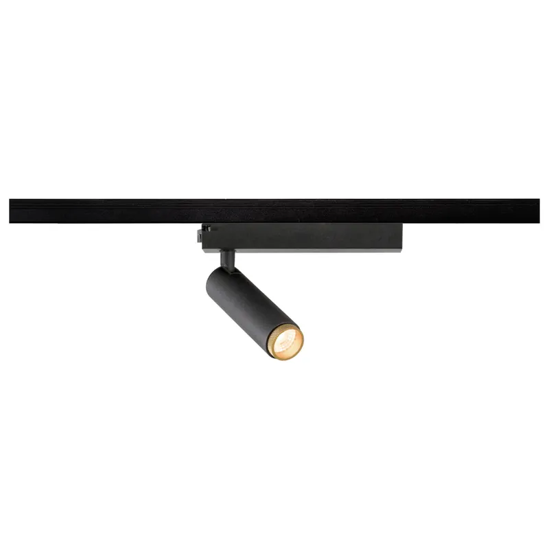 Billig SLV GRIP! S, 1 Phasen Spot, zylindrisch, 2700K, 11W, PHASE, 29°, schwarz / gold