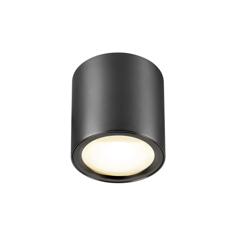 SLV OCULUS, Deckenaufbauleuchte, rund, 2000-3000K, 11W, Dim-to-Warm, PHASE, 100°, dunkel bronze Highlight