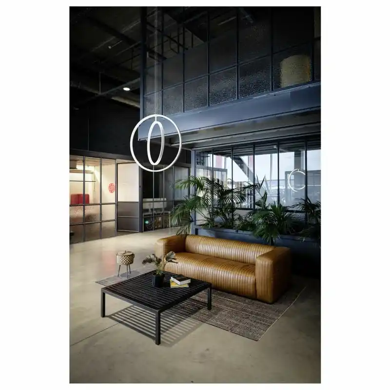 SLV LED Pendelleuchte One Vertical in weiß matt mit CCT-Switch 40W dimmbar Direktkauf