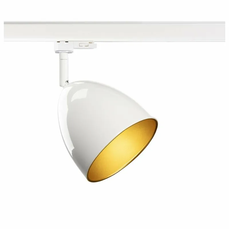 Must-Have SLV PARA CONE 14, 3 Phasen System Leuchte, GU10, weiß/gold