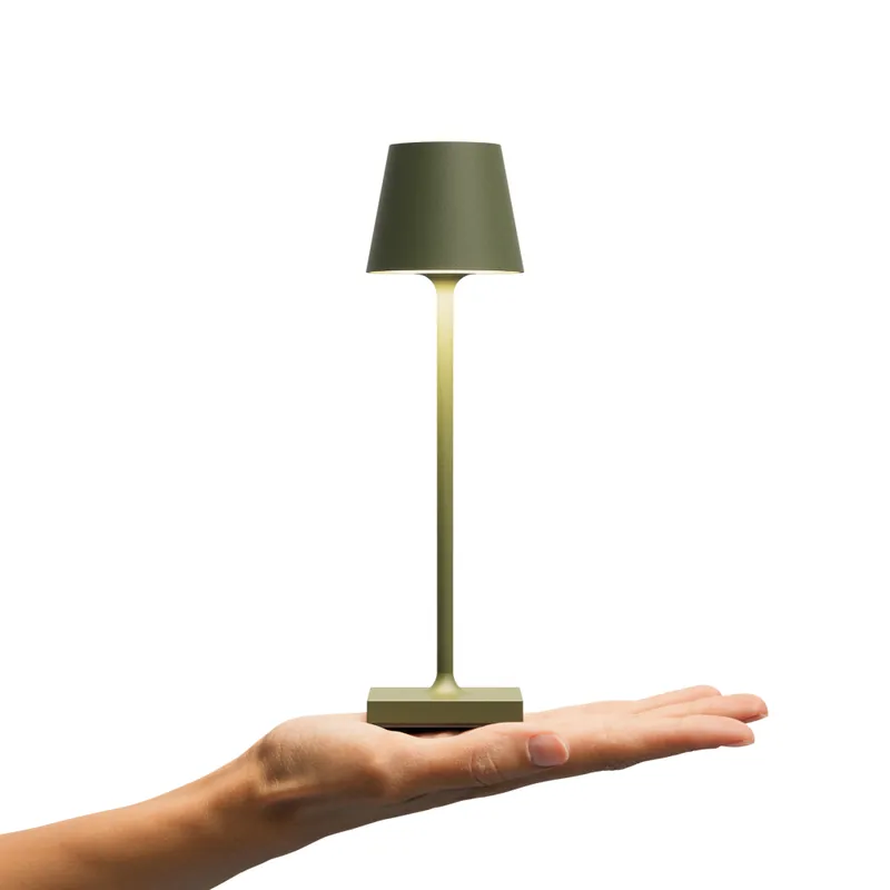 Direkt Vom Hersteller Akku-Tischleuchte Nuindie pocket 210mm tannengrün